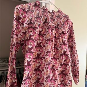 Gorgeous cotton print top. Liberty x JCrew